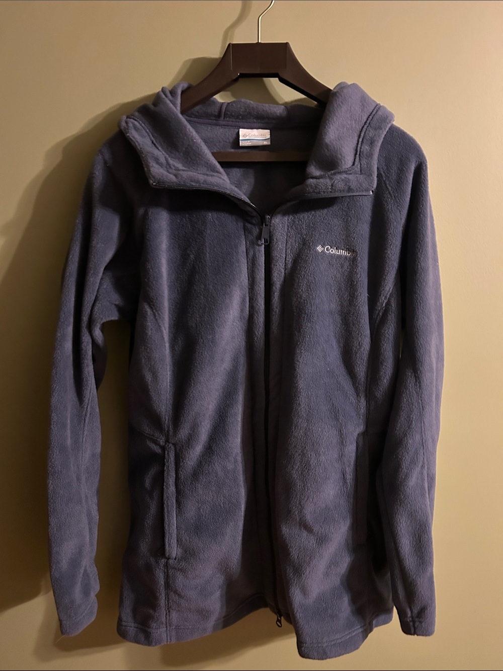Columbia Women's Hooded Full-Zip Fleece Jacket - Slate Gray